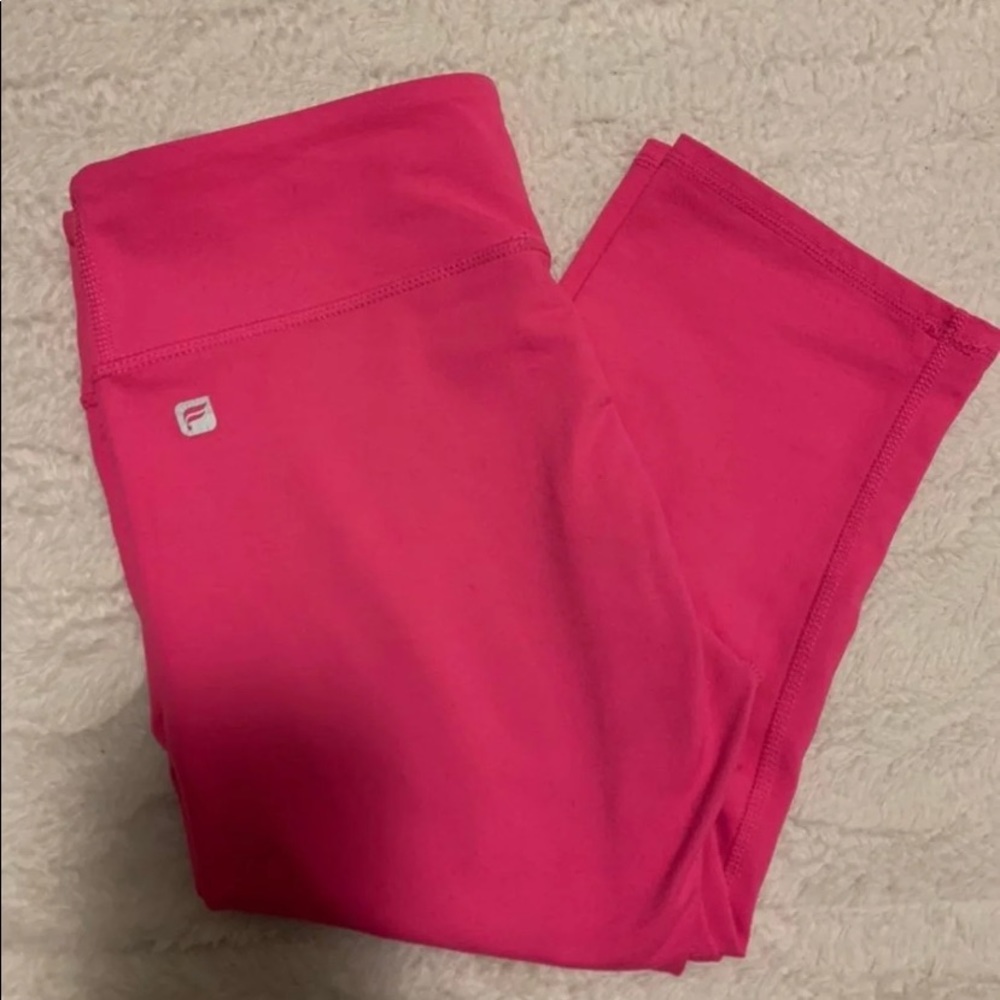 Pink Cropped Fabletics leggings